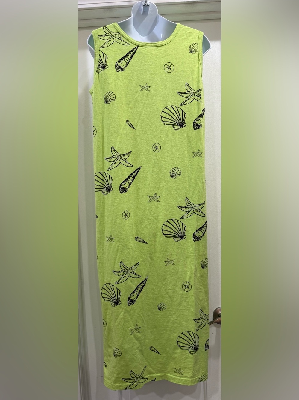 Casual & Main Resort Wear Lime Seashell Maxi Dress Size Medium 🐚 - Picture 5 of 11